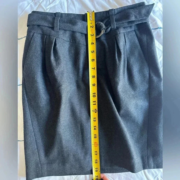 Banana Republic Belted Stretch Wool Skirt - Picture 6 of 8
